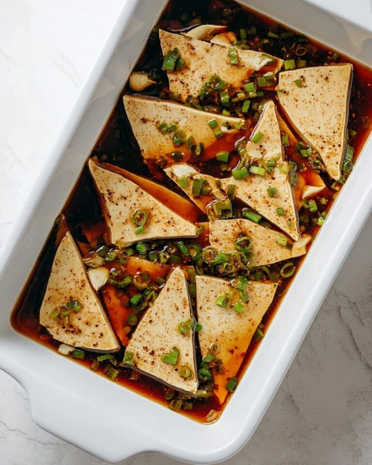 Pan-Fried Garlic Tofu Recipe