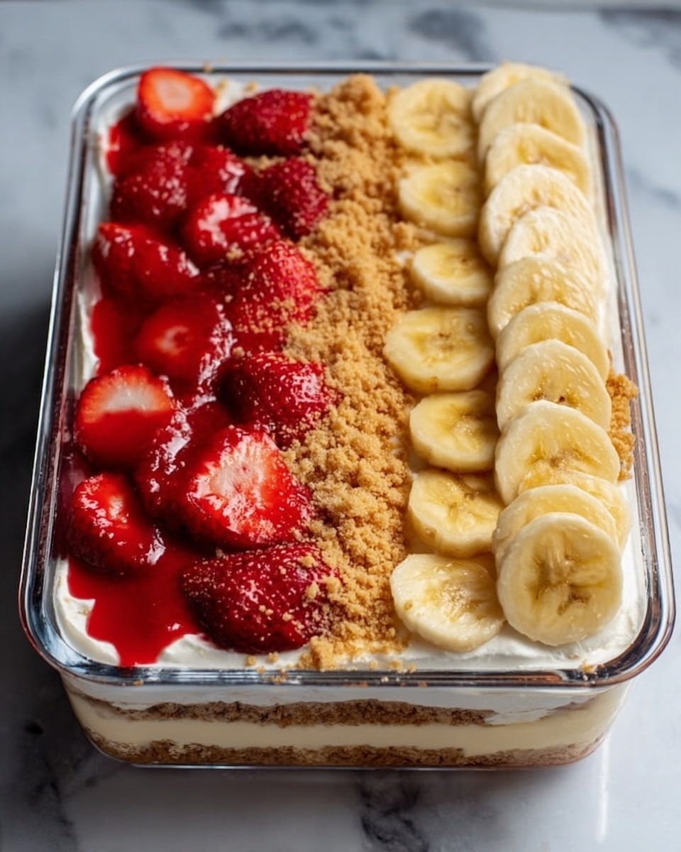 Strawberry Crunch and Banana Pudding Cheesecake Recipe