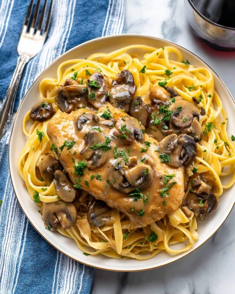Crockpot Chicken Marsala Recipe
