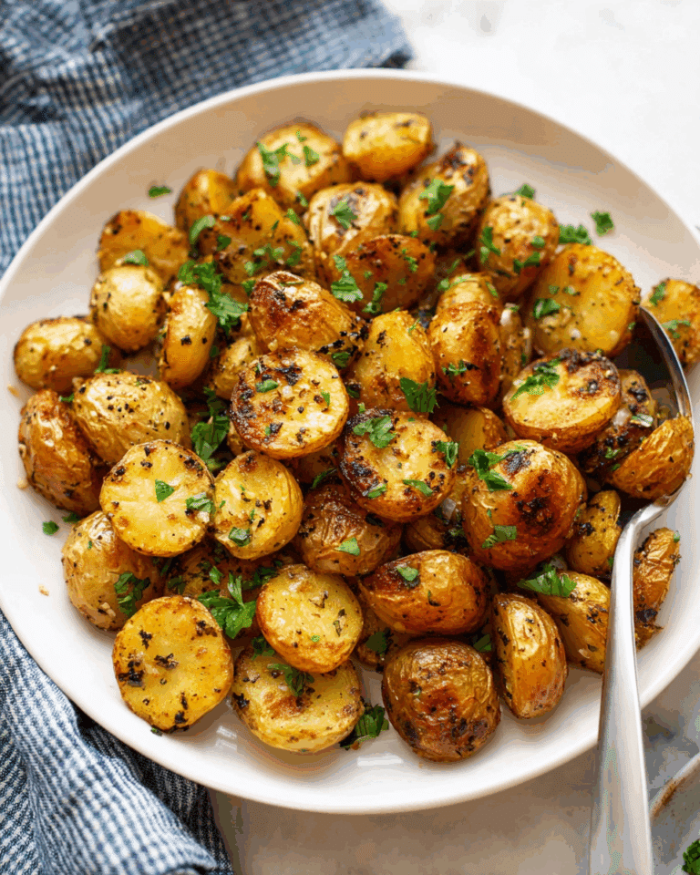 Garlic Butter Roasted Potatoes Recipe