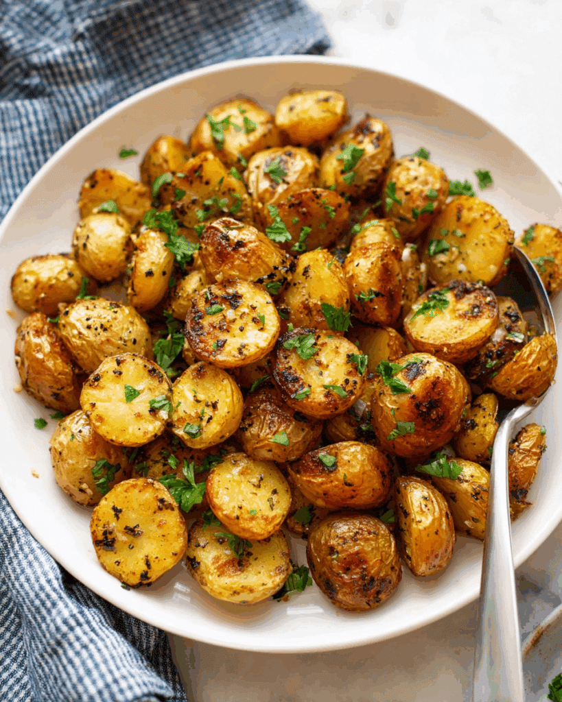 Garlic Butter Roasted Potatoes Recipe