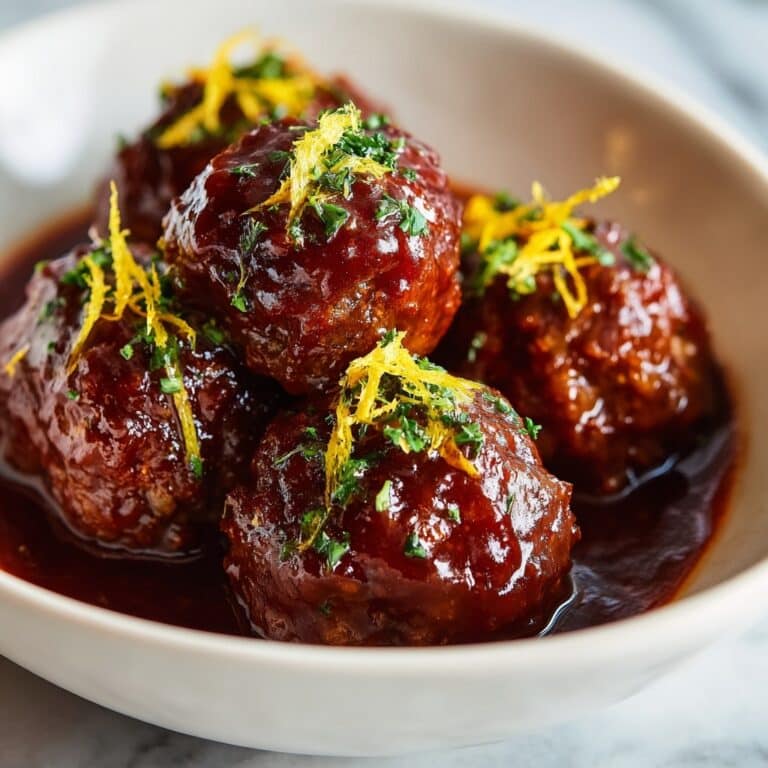 Holiday Cranberry Orange Meatballs Recipe