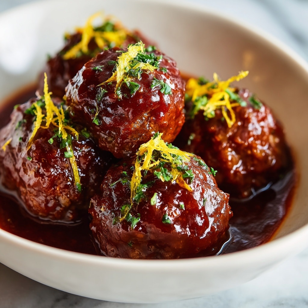 Holiday Cranberry Orange Meatballs Recipe