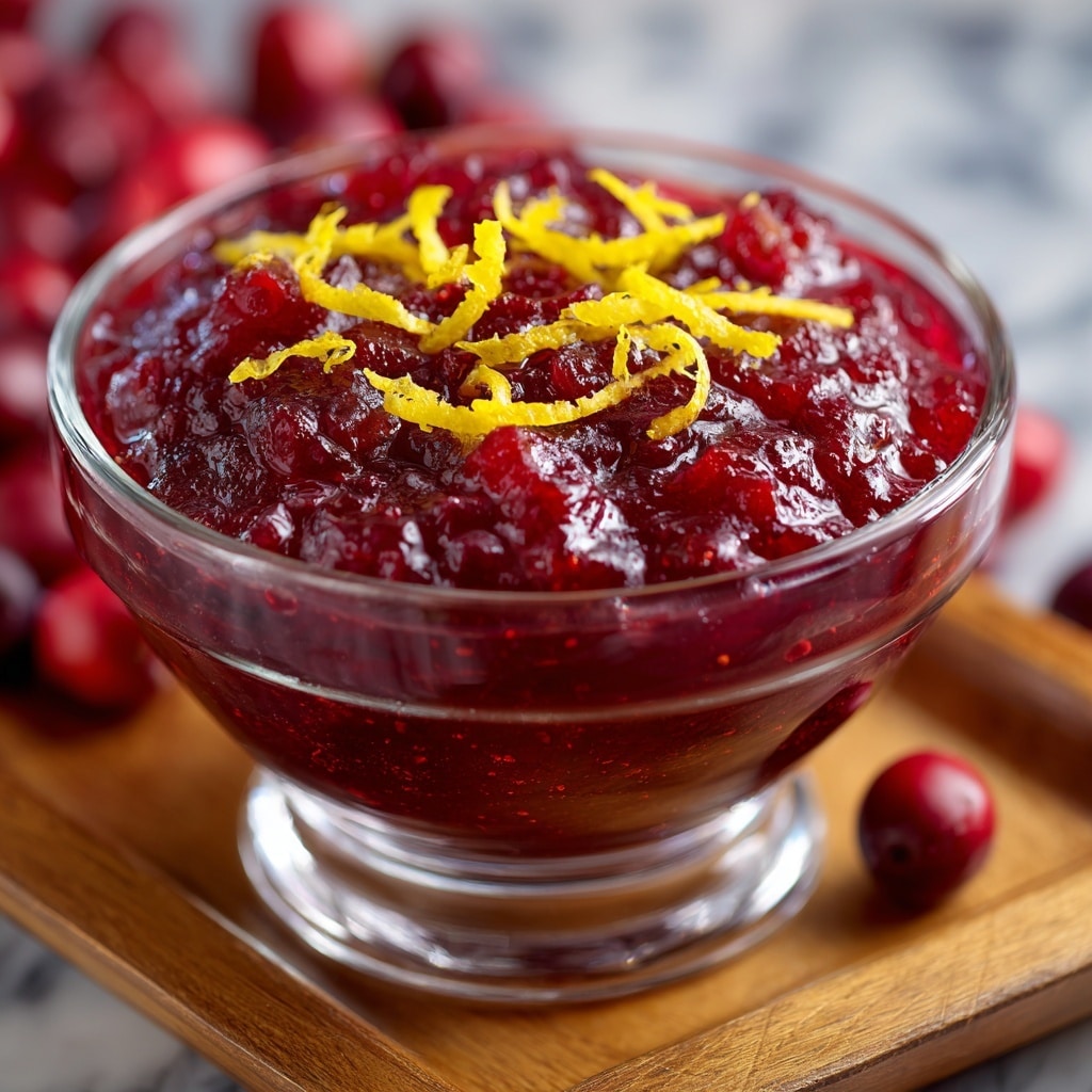 3 Ingredient Fresh Cranberry Sauce Recipe