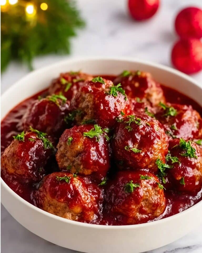 Christmas Cranberry Meatballs Recipe