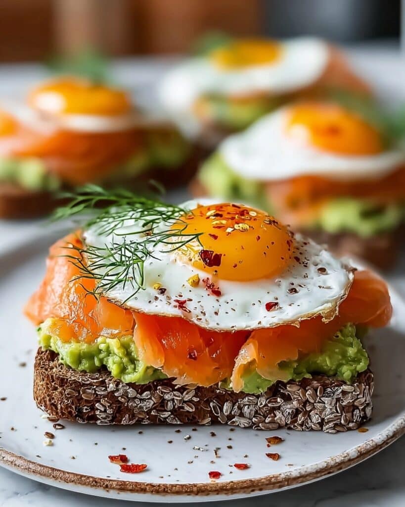 Avocado Toast with Poached Egg and Smoked Salmon Recipe