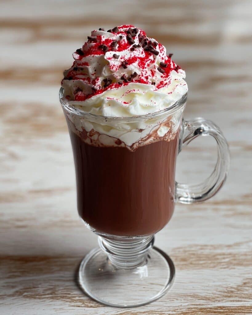 Peppermint Hot Chocolate Cocktail Recipe