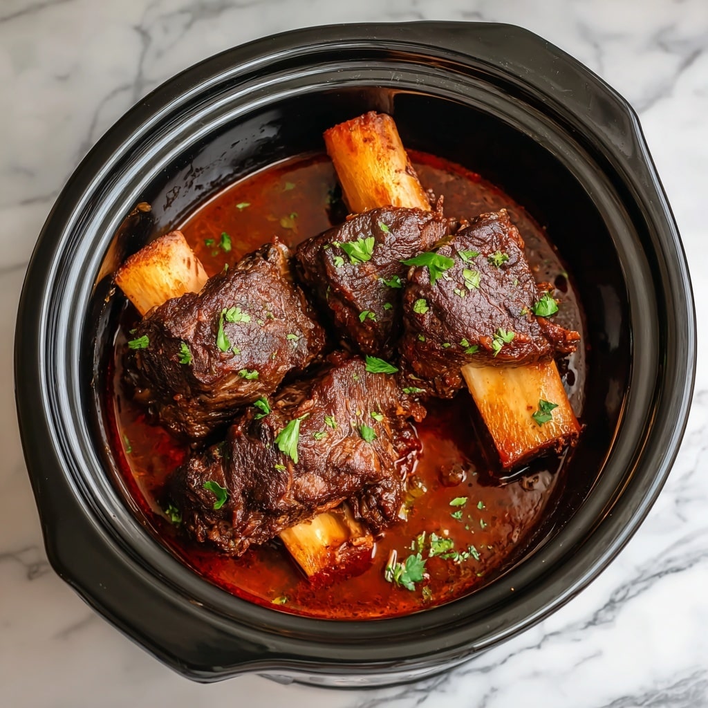 Slow Cooker Beef Ribs with Homestyle BBQ Sauce Recipe