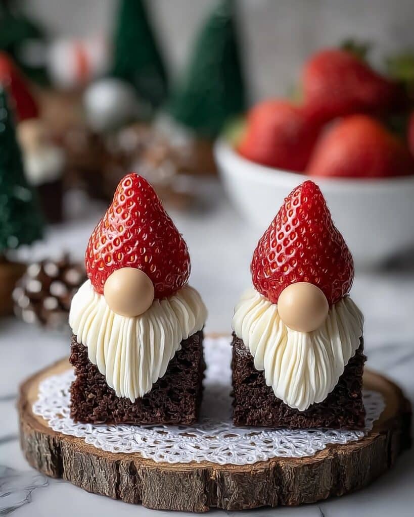 Brownie Bite Gnome Treats Recipe