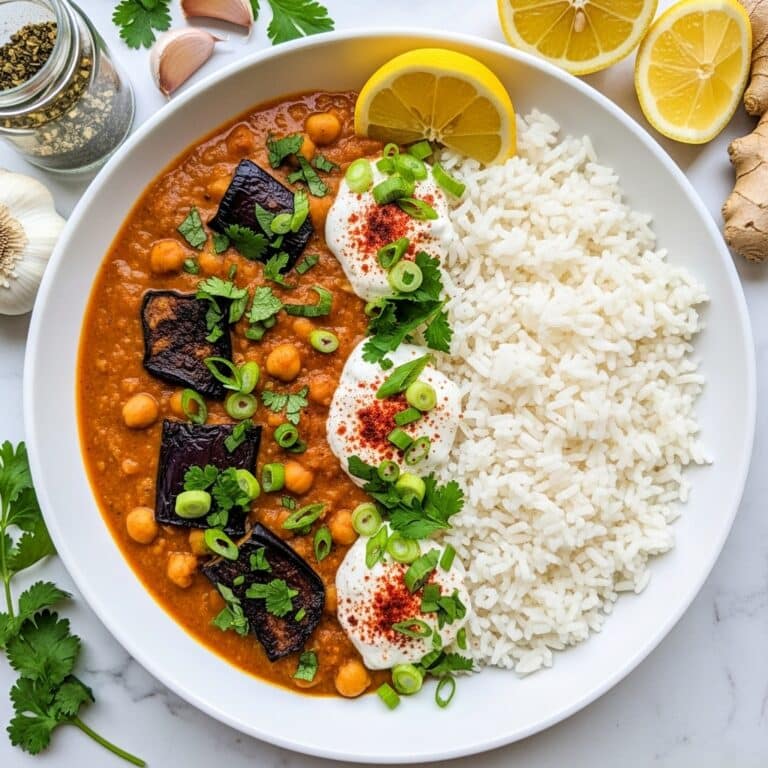 Eggplant Curry with Chickpeas and Coconut Milk Recipe