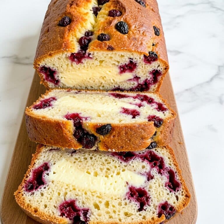 Cranberry Cream Cheese Pound Cake Recipe