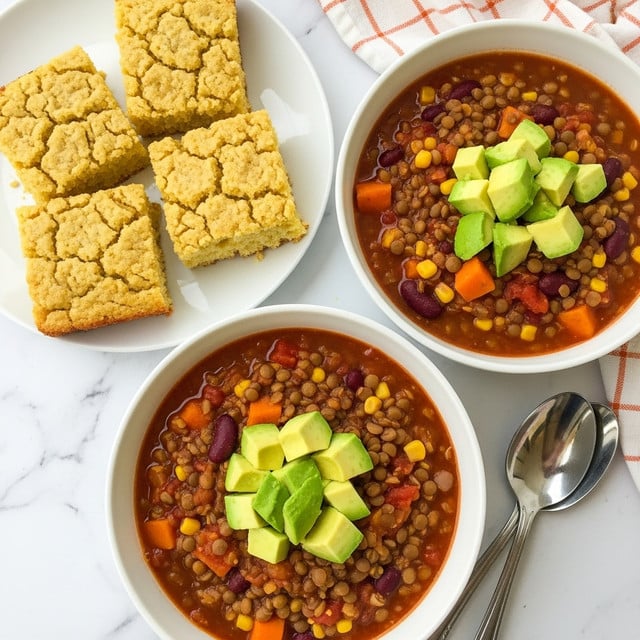 Lentil Sweet Potato Chili Recipe