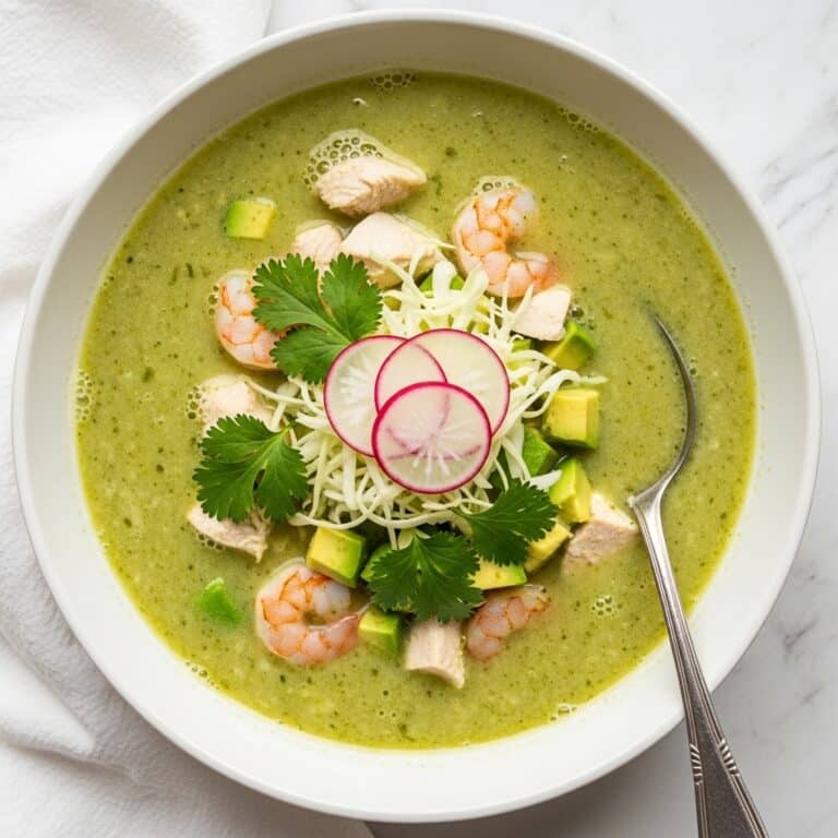 Chicken Pozole Verde Soup (Mexican Green Pozole) Recipe