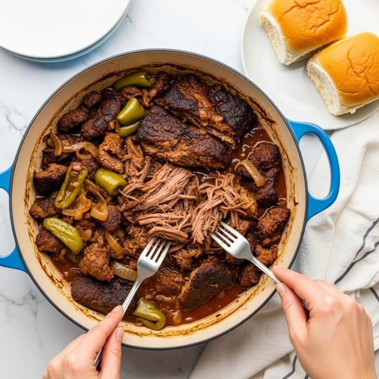 Chicago-Style Shredded Italian Beef Sandwiches (Gluten-Free) Recipe