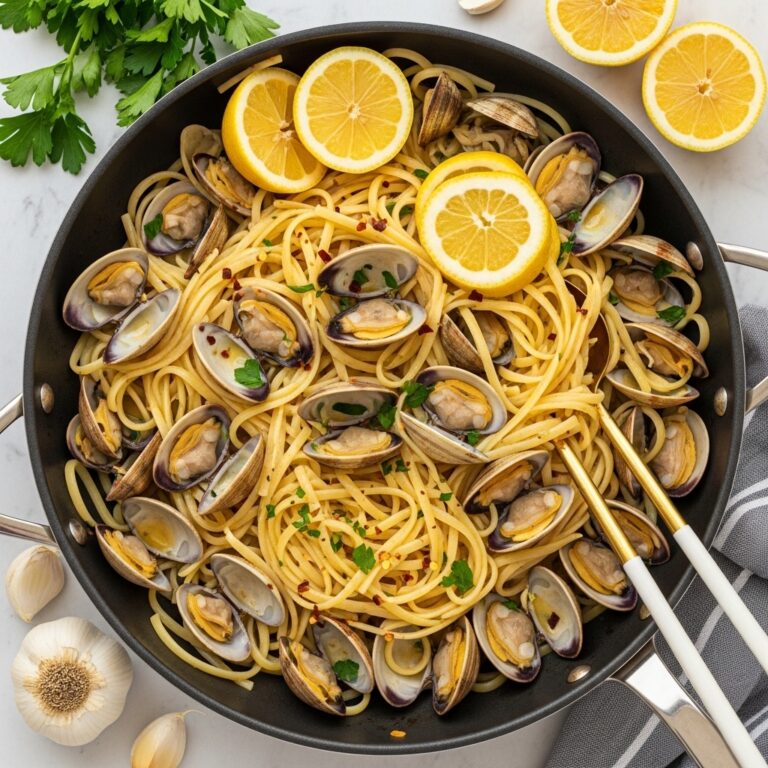 Steamed Littleneck Clams in Herbed Butter Broth Recipe