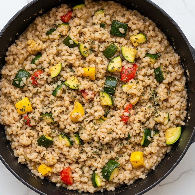 Pearl Barley Vegetable Risotto Recipe
