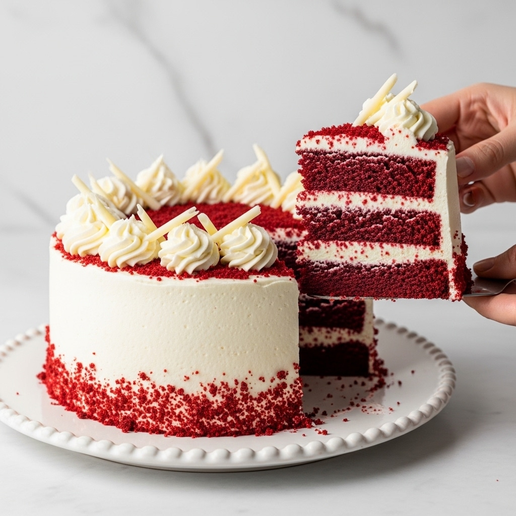 Red Velvet Cheesecake Cake Recipe