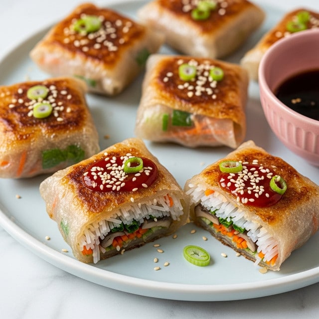 Rice Paper Dumplings with Crispy Pan-Fry or Air-Fryer Method Recipe