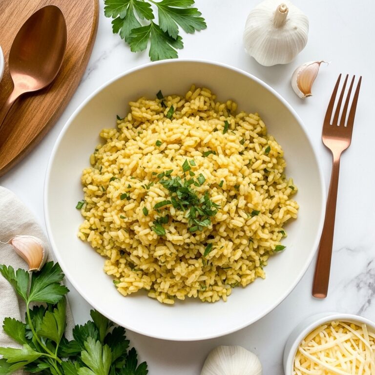 Quick Garlic Butter Rice Recipe