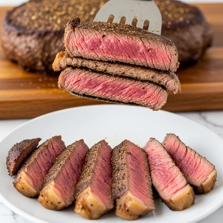 Sirloin Steak Recipe – Pan Seared and Oven Finished Recipe