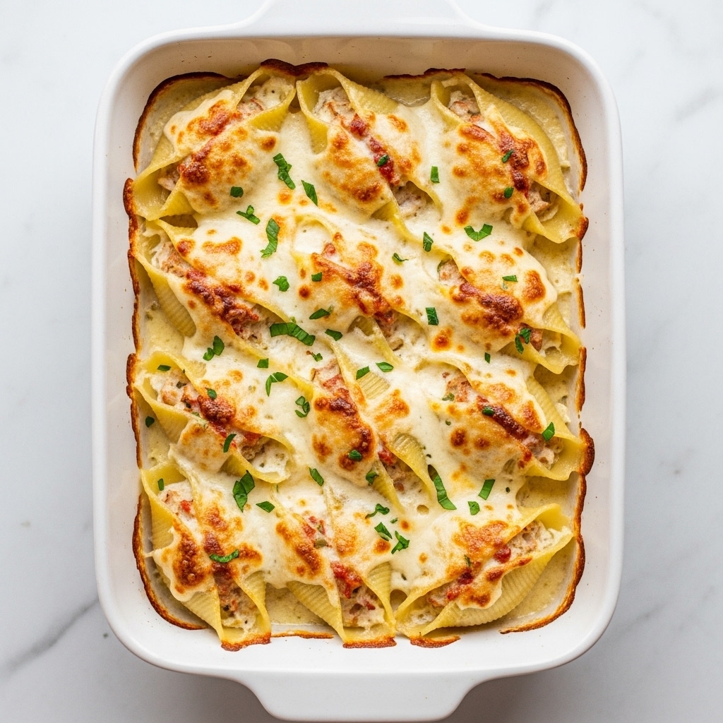Million Dollar Chicken Alfredo Stuffed Shells Recipe