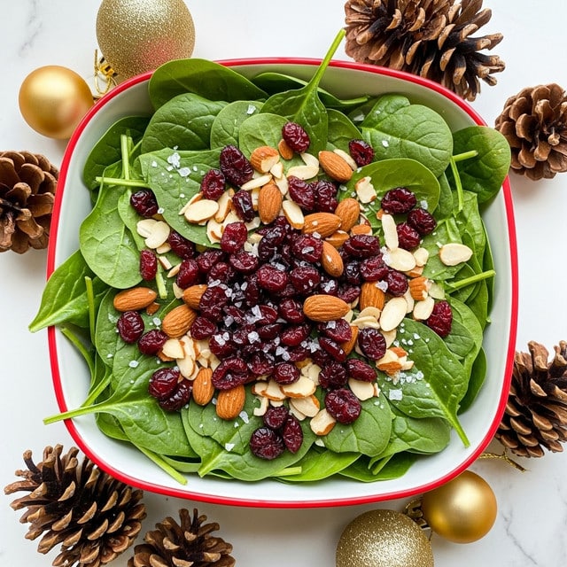 Delicious Christmas Cranberry Spinach Salad Recipe