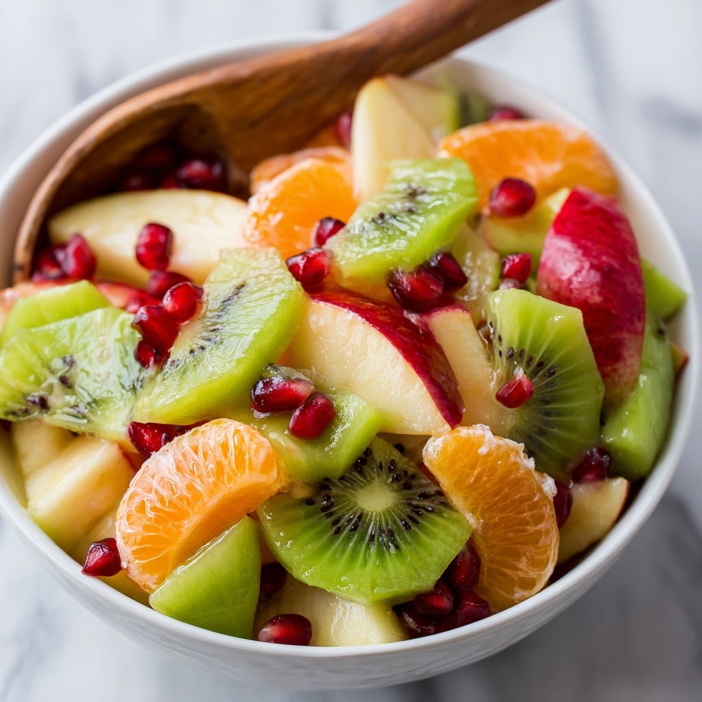Winter Fruit Salad with Citrus Honey Dressing Recipe