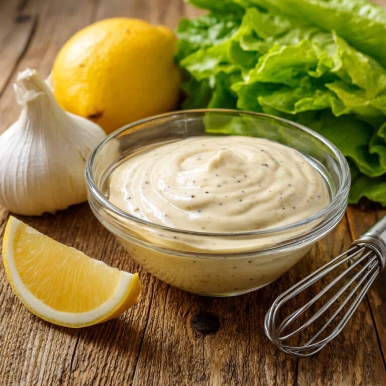 Homemade Caesar Salad Dressing Recipe