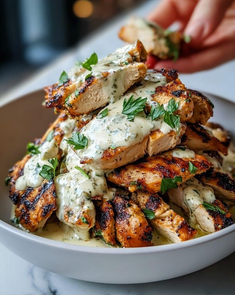 Chicken Shawarma with Creamy Garlic Sauce Recipe