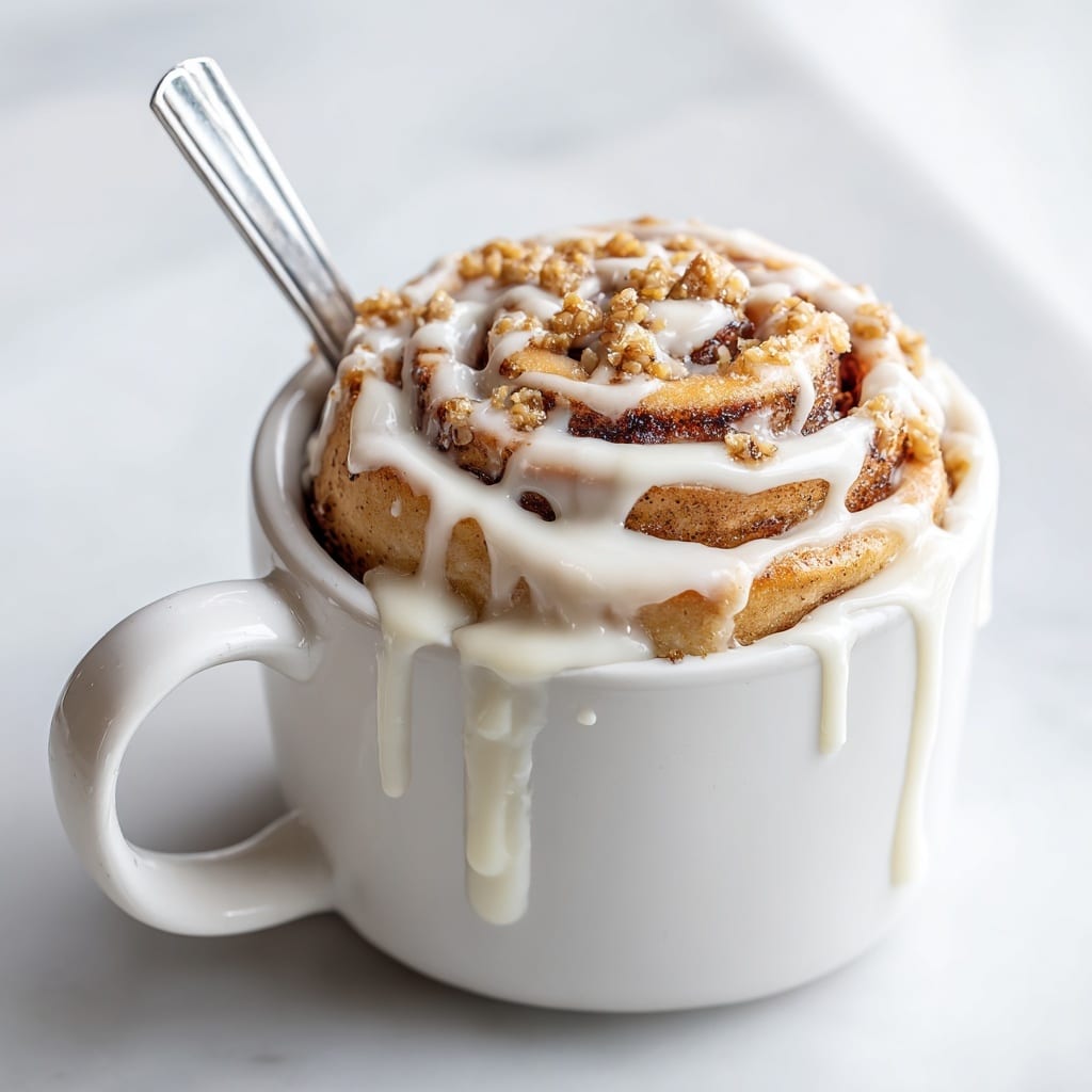 Protein Cinnamon Roll Mug Cake Recipe