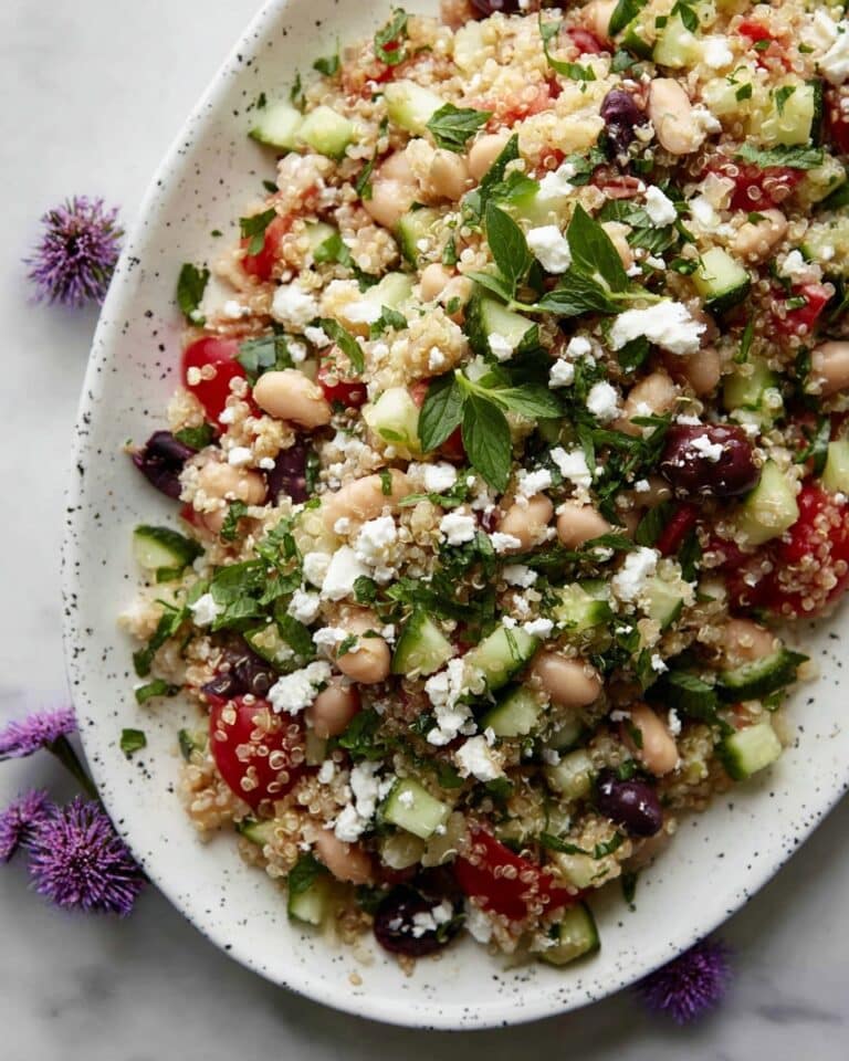 Quinoa Cannellini Bean Salad Recipe