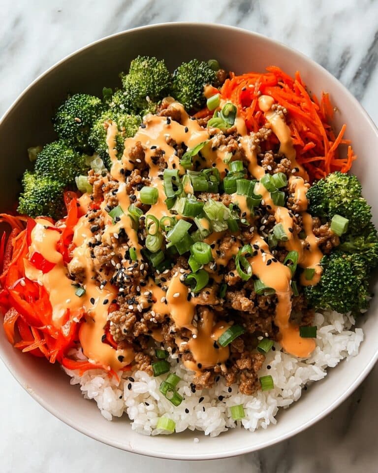 Bang Bang Ground Turkey Rice Bowls Recipe