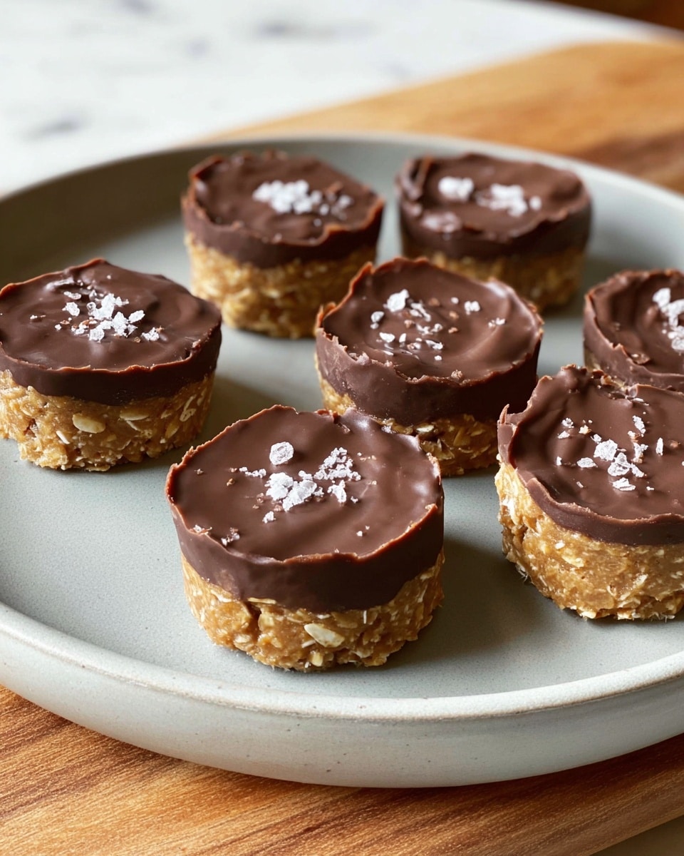 No Bake Peanut Butter Oat Cups Recipe