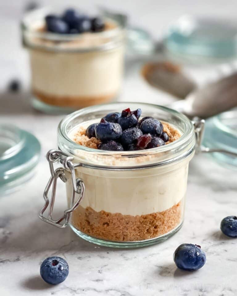 High Protein Cheesecake Jars Recipe