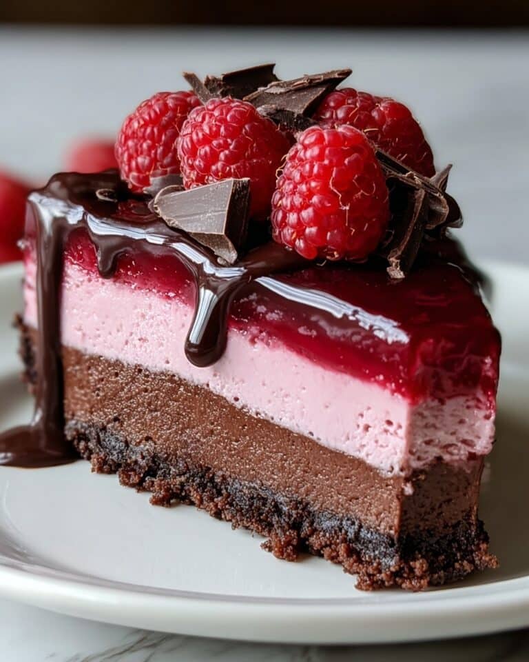Decadent Dark Chocolate Raspberry Cheesecake Recipe