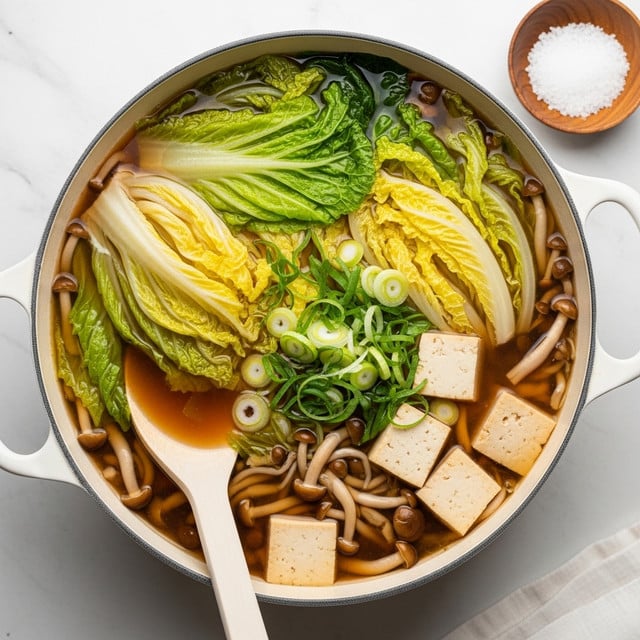 Napa Cabbage Tofu Soup Recipe