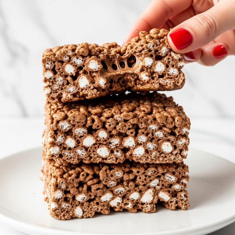 Hot Chocolate Rice Krispies Treats Recipe