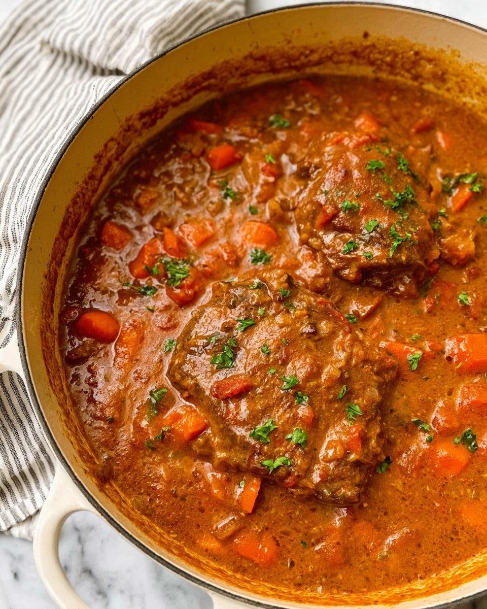Hearty Oven-Baked Swiss Steak with Vegetables Recipe