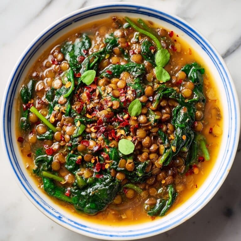 Mediterranean Spicy Spinach and Lentil Soup Recipe