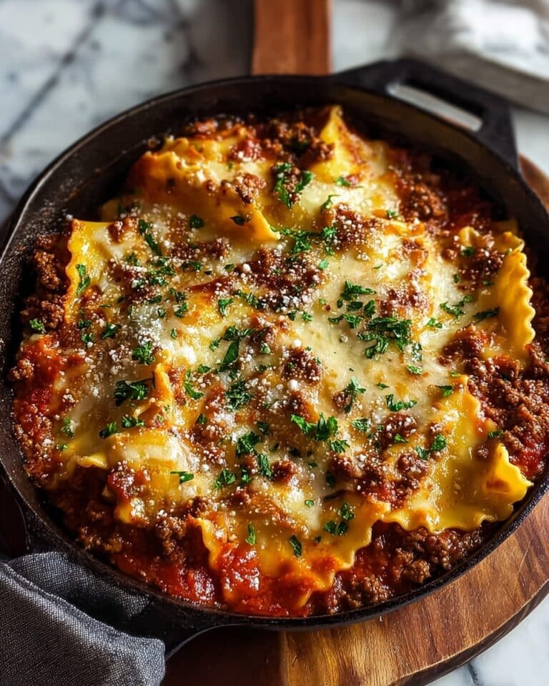 Easy One Pot Skillet Lasagna Recipe