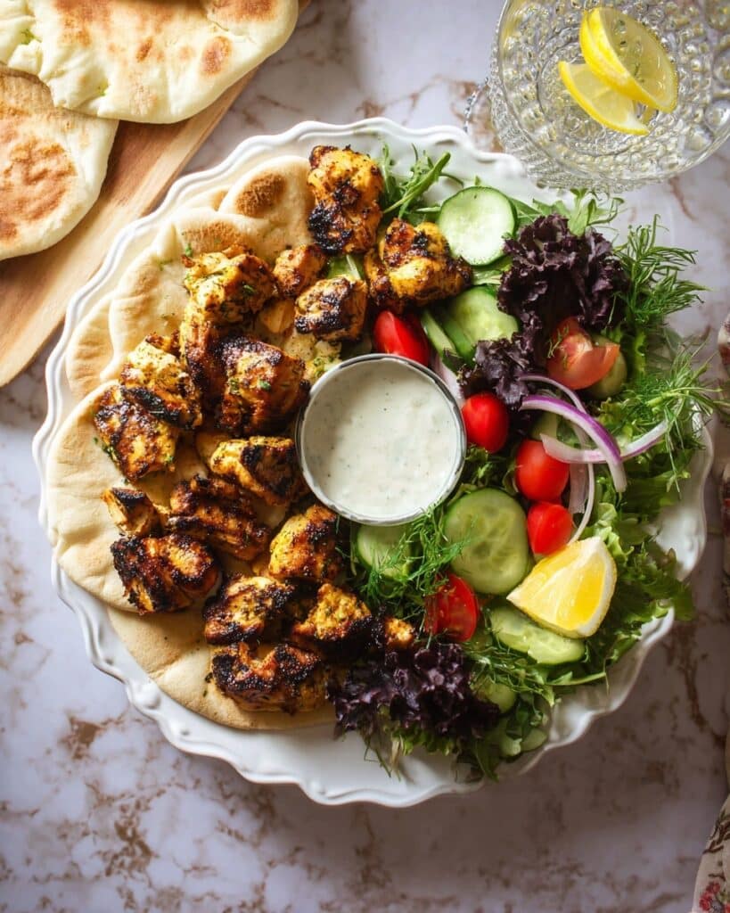 Marinated Mediterranean Chicken Bread Recipe (3 Ways) Recipe