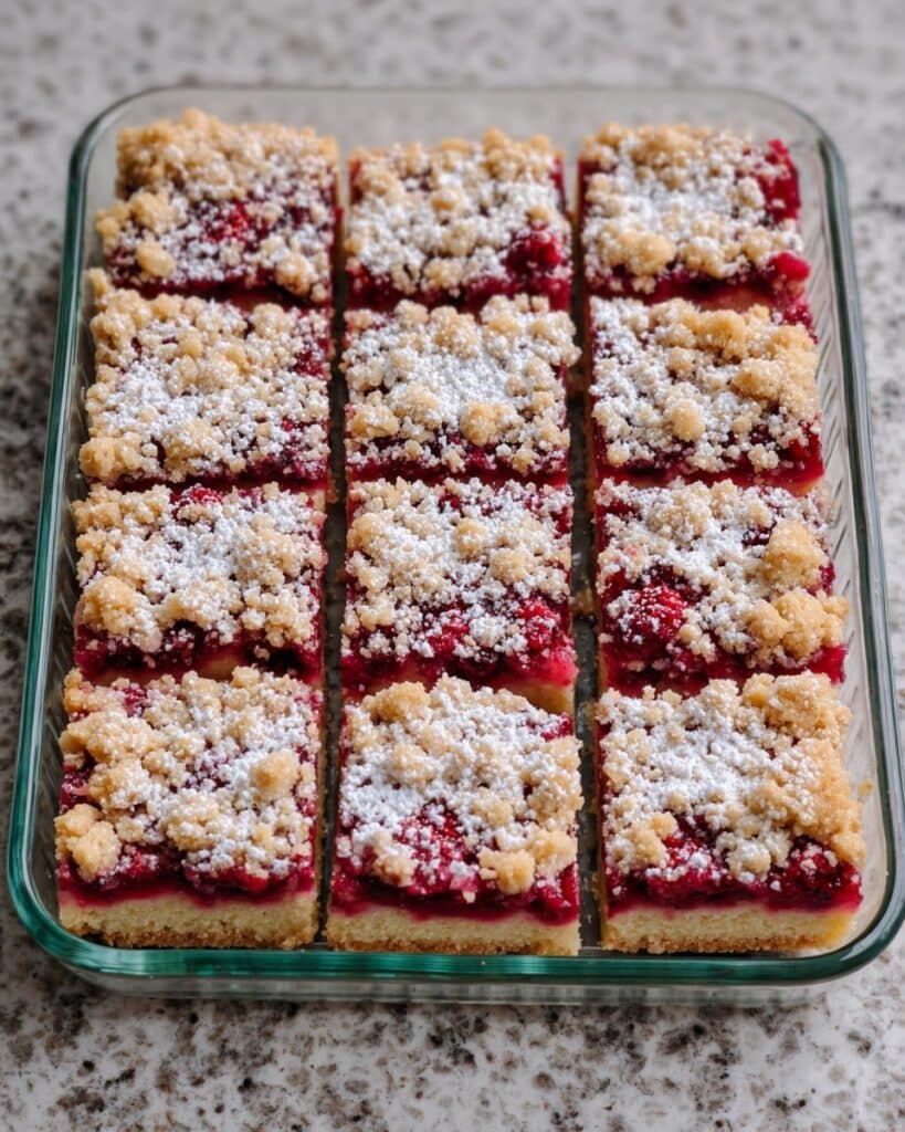 4-Ingredient Raspberry Cream Cheese Bars Recipe