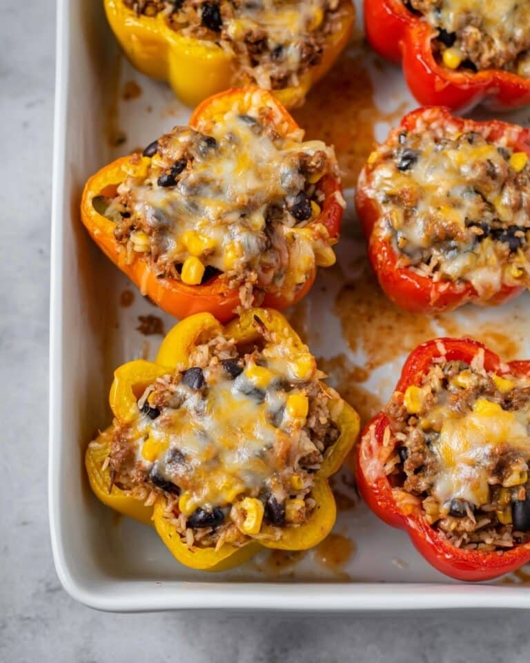 Taco Stuffed Bell Peppers Recipe
