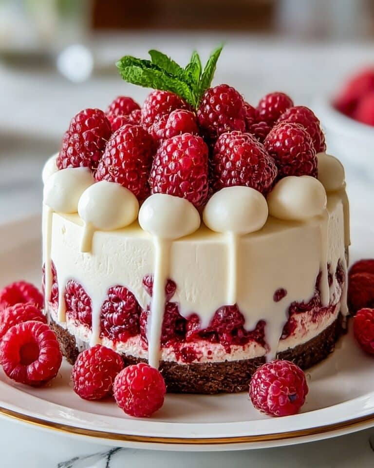 White Chocolate Raspberry Dream Cake Recipe
