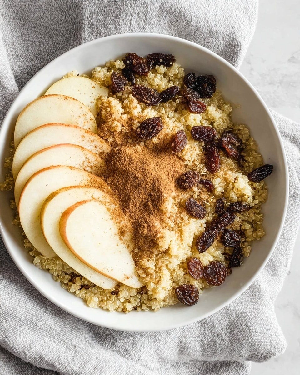 Breakfast Quinoa Apple Bowl Recipe