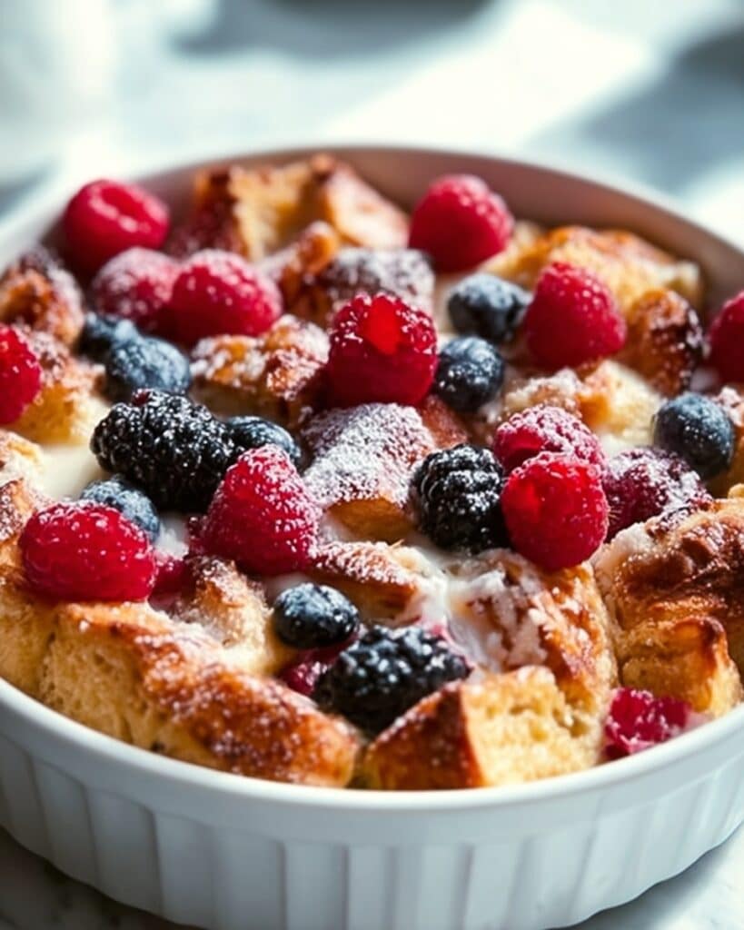 Berry Croissant Breakfast Bake Recipe