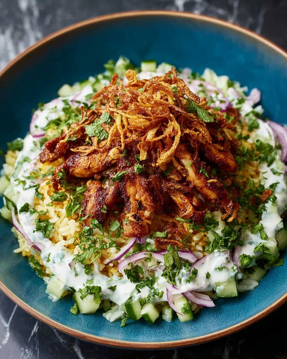 Chicken Shawarma Crispy Rice Salad – Easy Middle Eastern Dinner Recipe