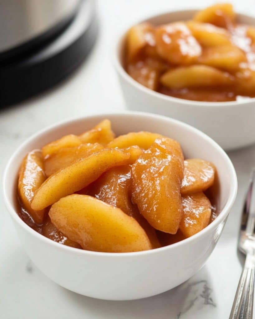 Slow Cooker Fried Apples – Cracker Barrel Copycat Recipe