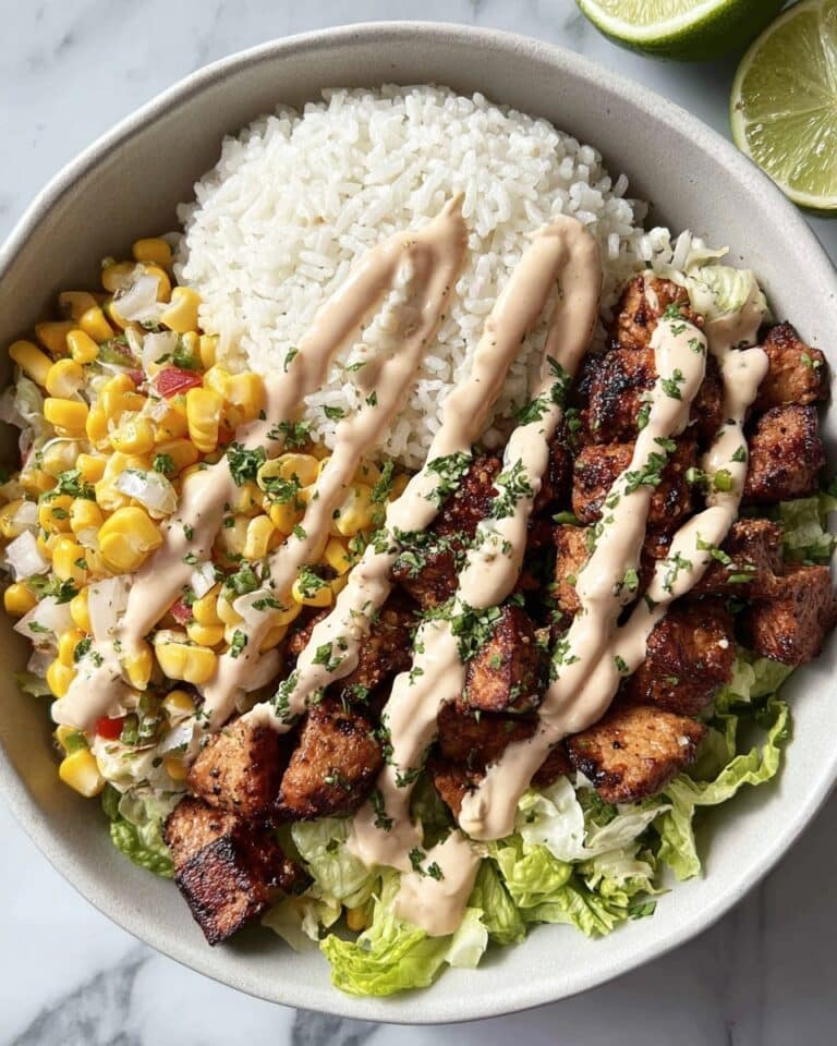 Healthy Street Corn Chicken Rice Bowl (Easy Recipe) Recipe