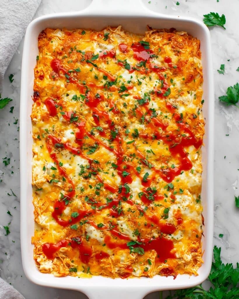 Buffalo Chicken Cauliflower Casserole Recipe
